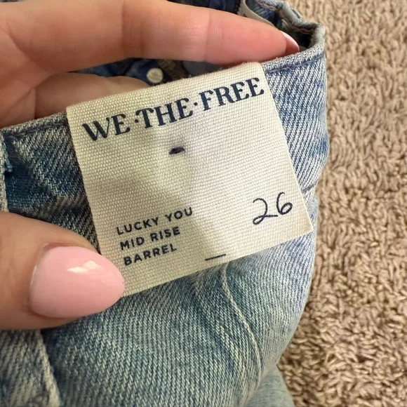 We The Free Barrel Jeans brand new size 26 - Picture 8 of 8